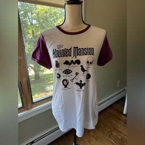 Disney Our Universe White and Purple T-Shirt